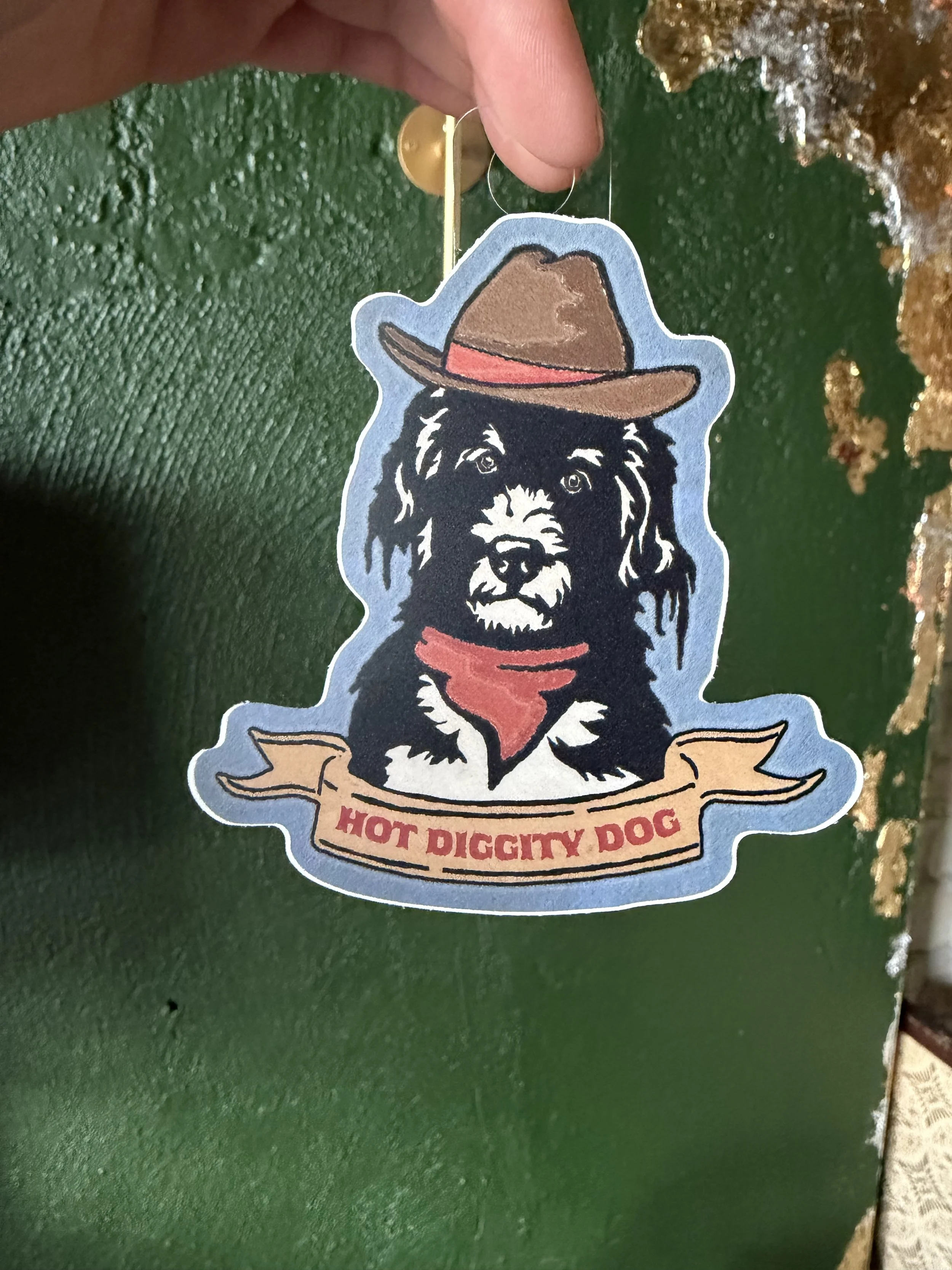 Hot Diggity Dog Sticker