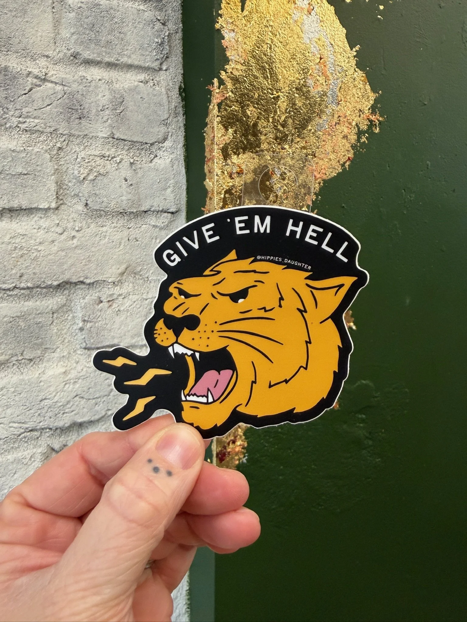 Give Em Hell Sticker