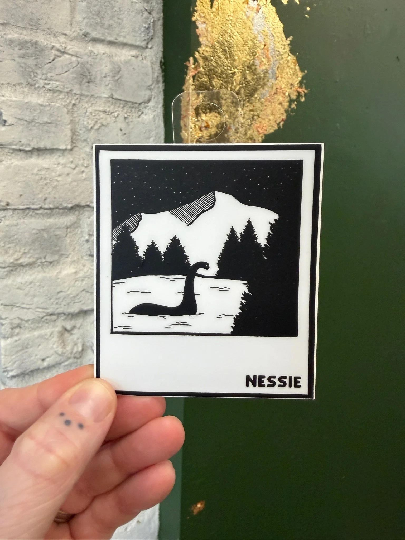 Nessie Sticker
