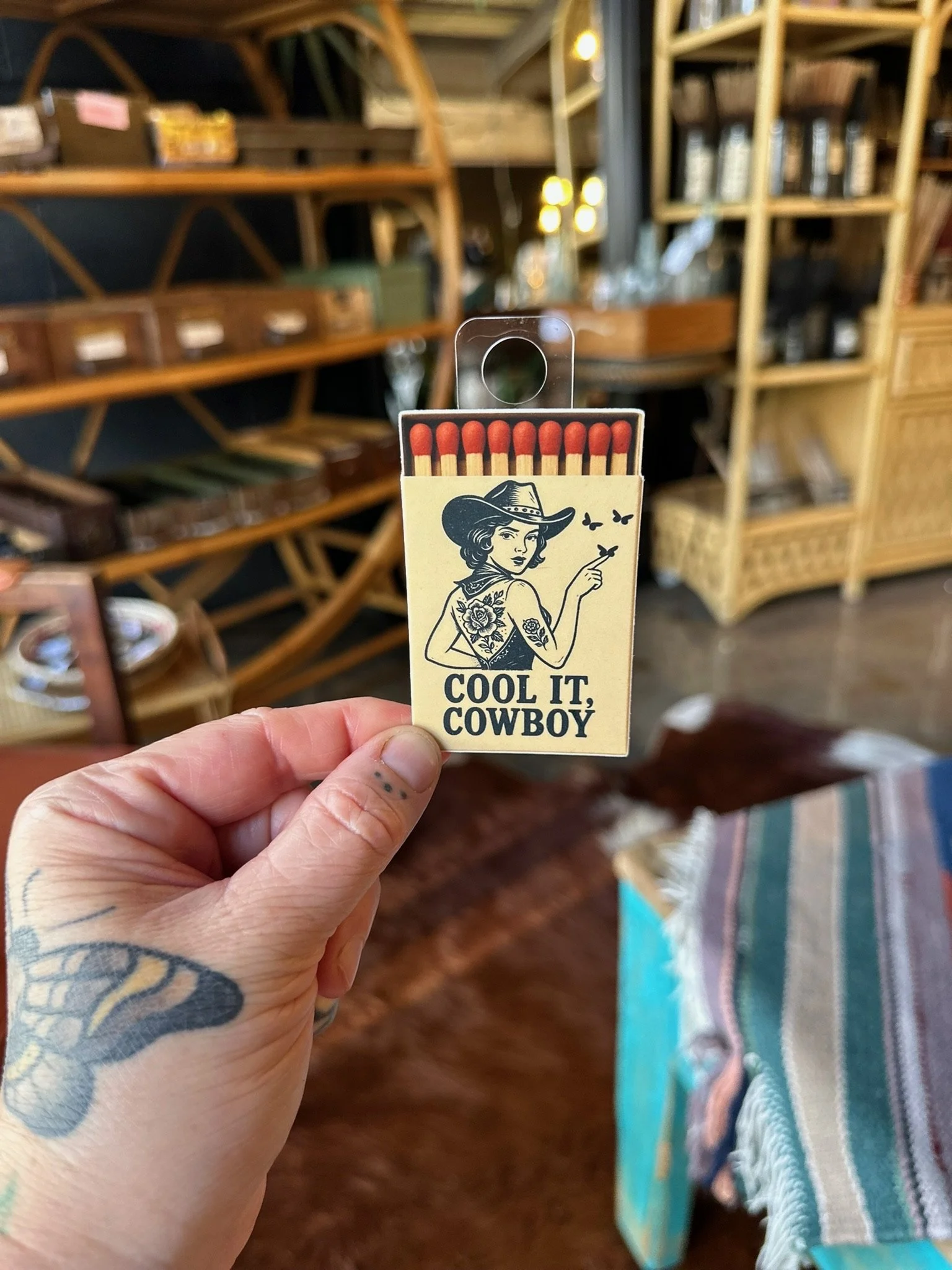 Cool It Cowboy Sticker