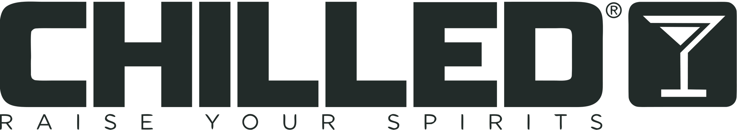 Close-up of the Chilled logo with the tagline "Raise Your Spirits" underneath.