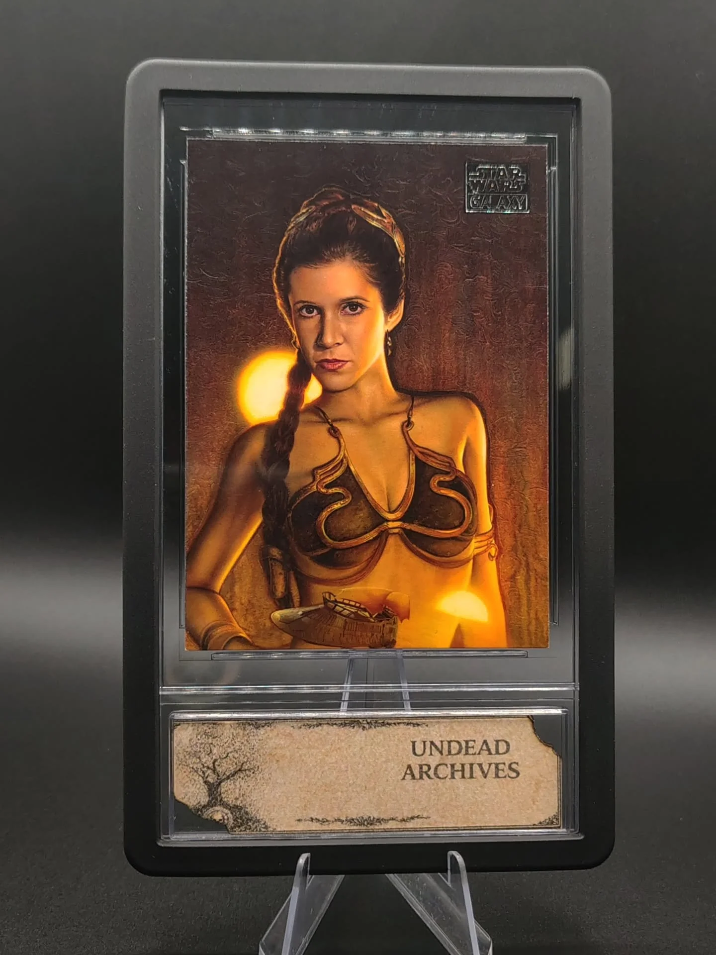 A different side of Leia 👀

Star Wars Galaxy Series 7 

Topps 2012

4/729

@svrgnkings 🙏 

www.undeadarchives.com

Reach out to us on whatnot
@conjurrerripzzz
@notenufspoons 

#starwars #undeadarchives #cult33 #Leia #slave2beauty