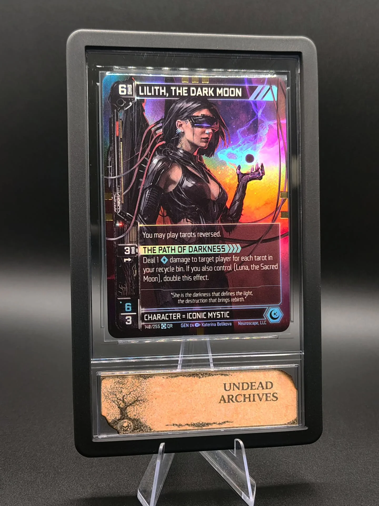 Lilith the Dark Moon 🌑

Neuroscape

Kickstarter Genesis

Quantum Rare

Chapter 1 001/015

www.undeadarchives.com

@area510

Follow us on whatnot 
@conjurrerripzzz 
@notenufspoons 

Link in bio!

#neurososcape #undeadarchives #lilith #quantumrare #cy