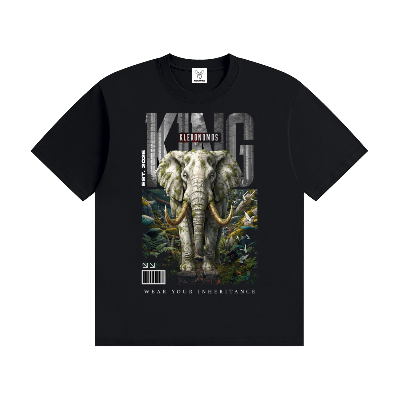 King Unisex Seamless Cotton T-Shirt