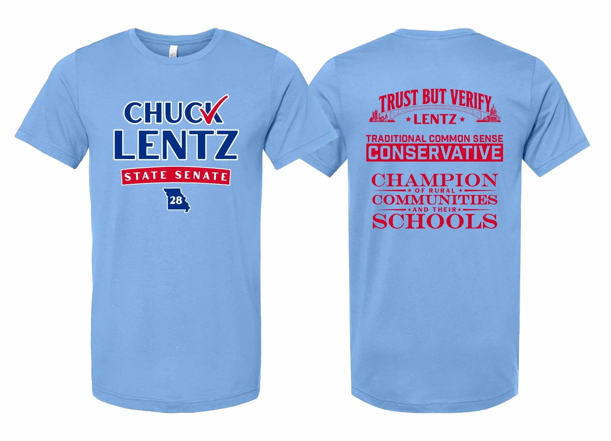 Official Chuck Lentz Campaign T-Shirt