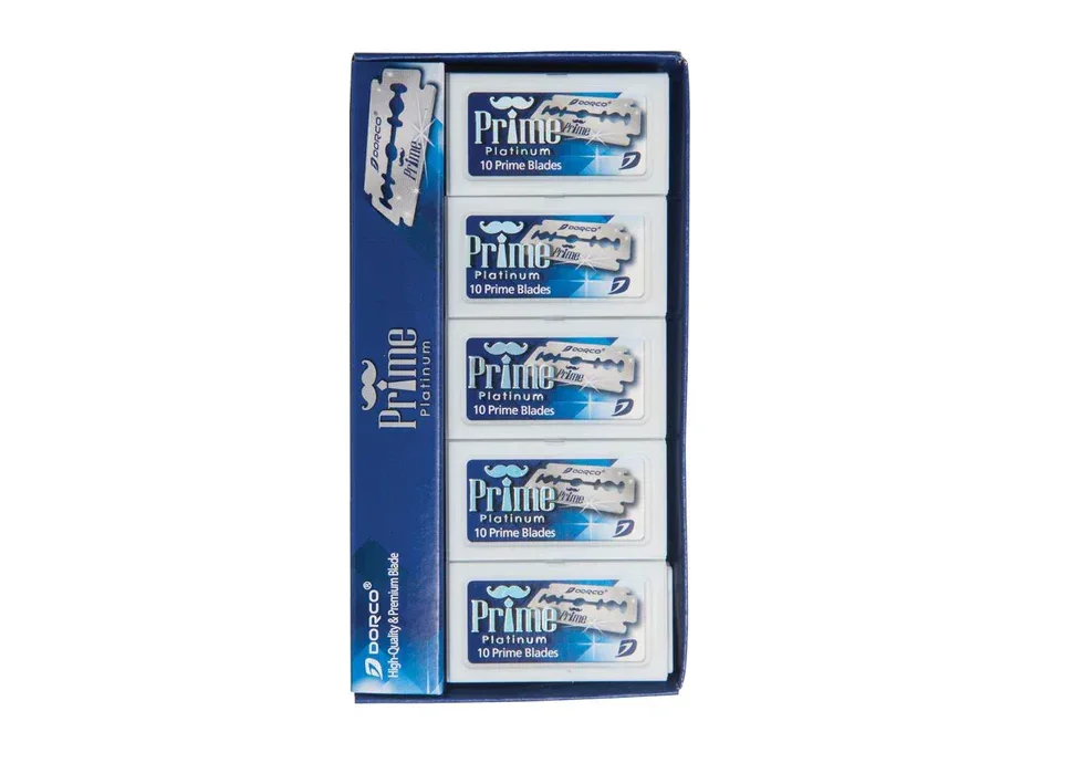 Dorco Prime Platinum Double Edge Razor Blades 100pk