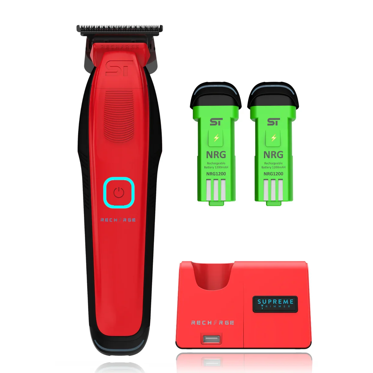 Supreme Trimmer Recharge Trimmer (Red)
