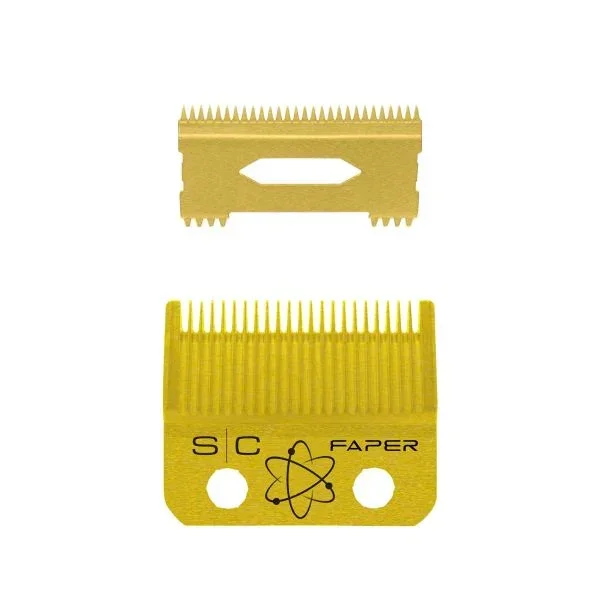 StyleCraft Gold Titanium Clipper Blade Replacement Fixed – Professional Faper Blade