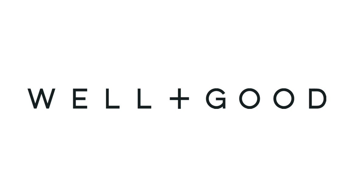 Well + Good logo with text in black, modern font on a white background.
