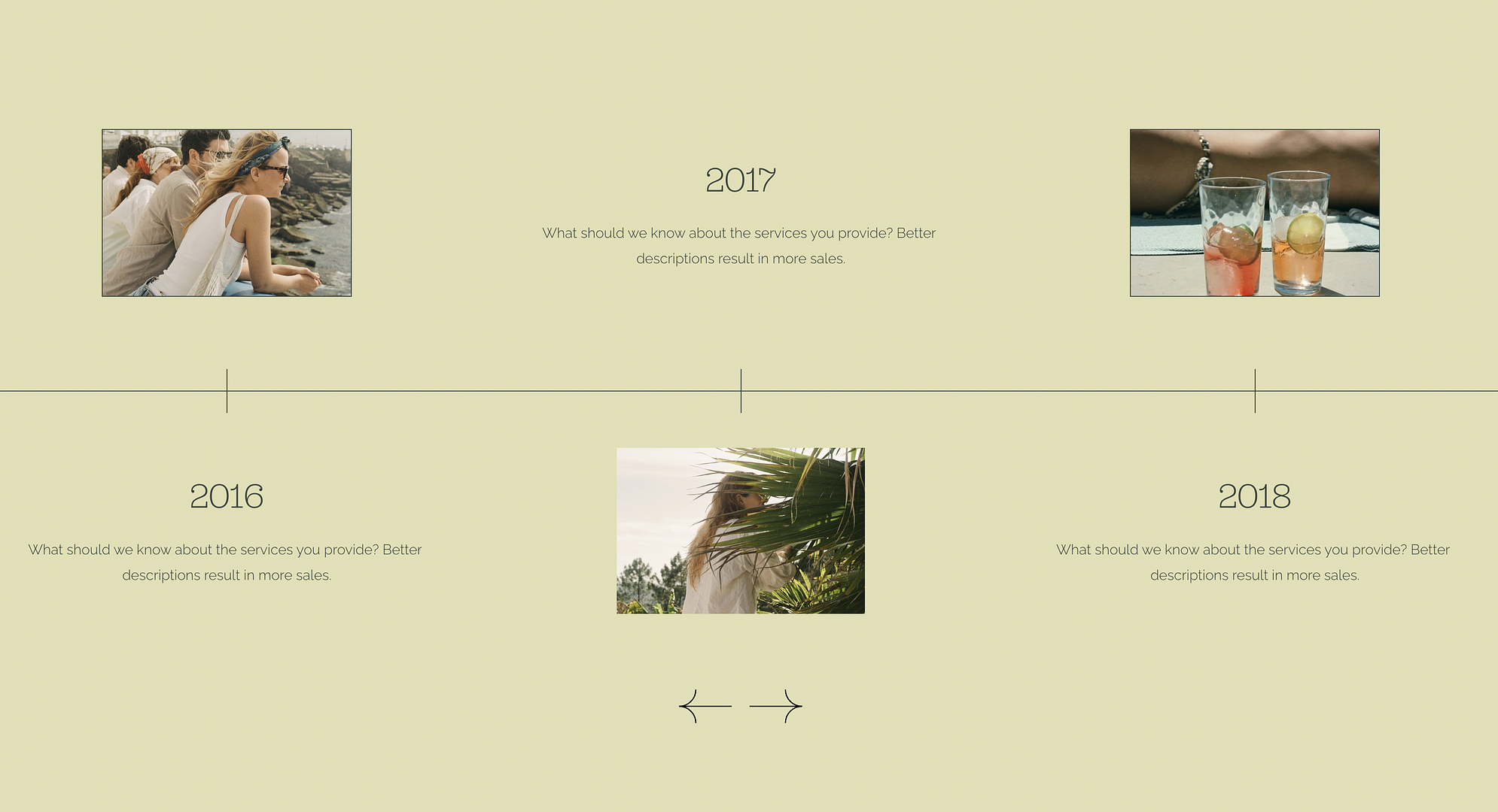 Standout Squarespace Timelines