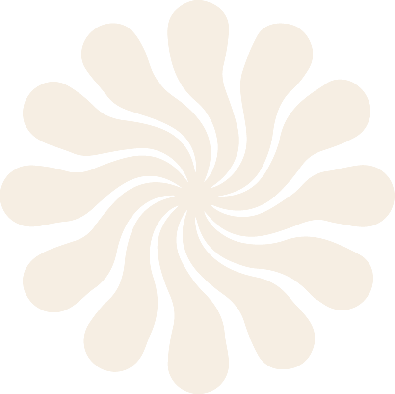 Nenah Eve's Logo with an illustration of part-sun, part-flower, and part-psychedelic portal