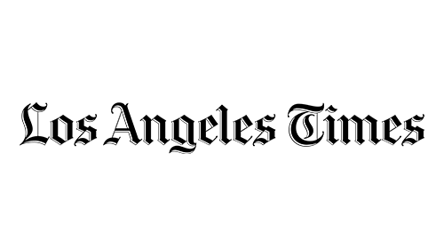 The logo of the Los Angeles Times with black text on a white background.