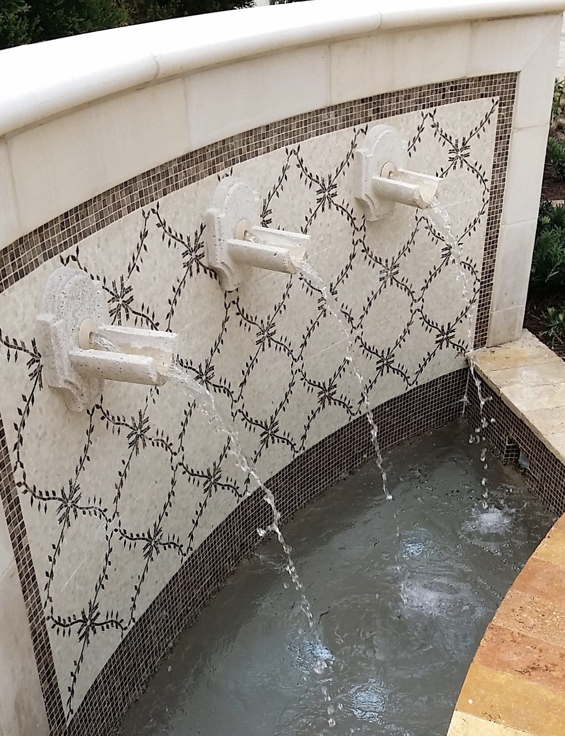 Custom fountain design by Interior Styles, interior design in North Georgia.