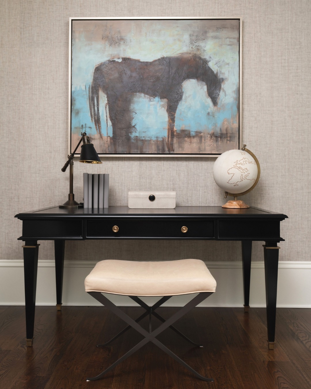 Desk design by Interior Styles, interior design in North Georgia.