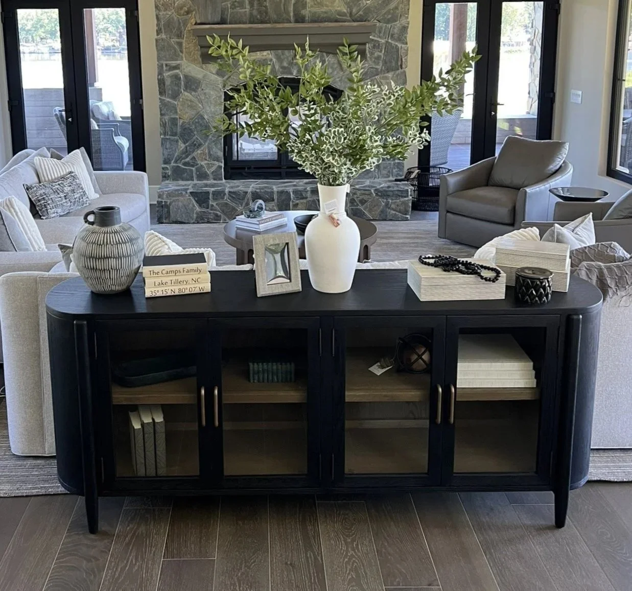 Custom living room design by Interior Styles, interior design in North Georgia.