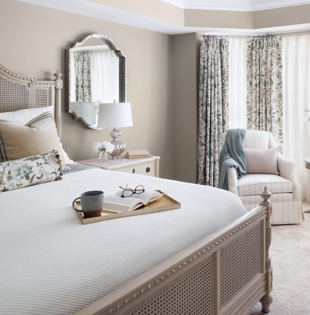 Custom bedroom interior design by Interior Styles, interior design in North Georgia.