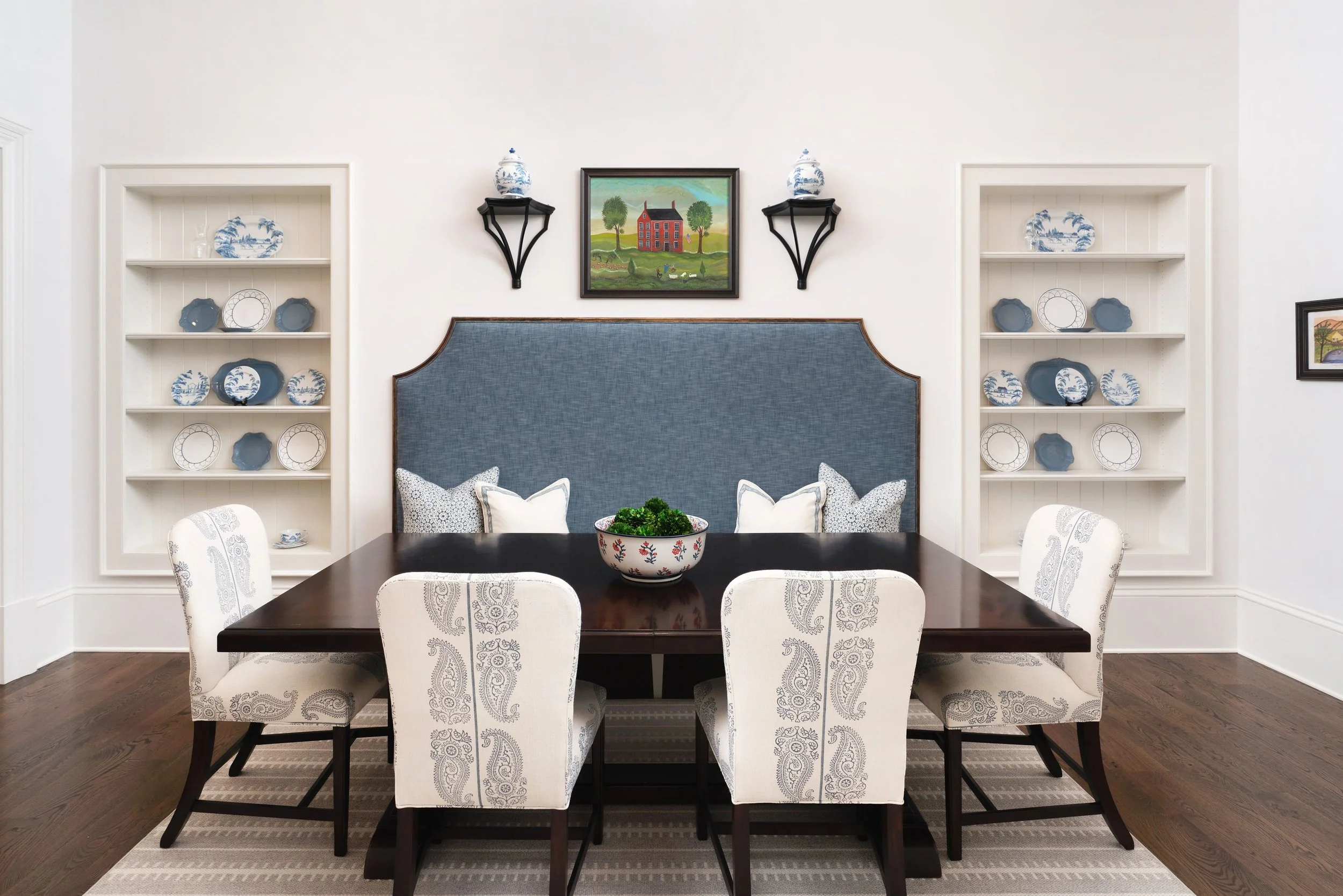 Custom dining room design by Interior Styles, interior design in North Georgia.