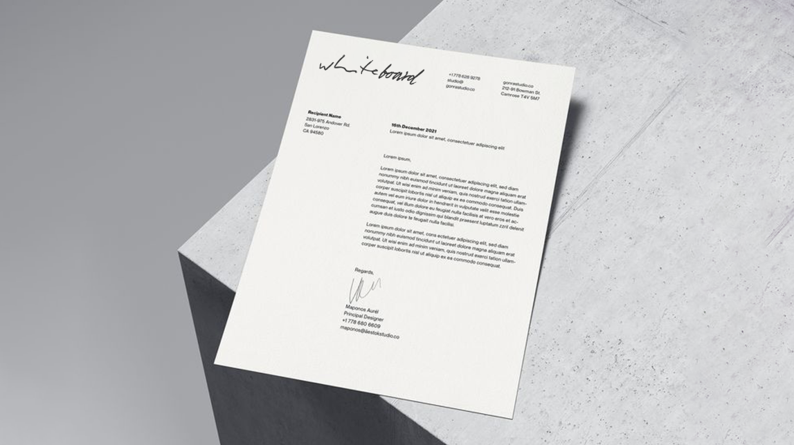 Creative branding and identity by the Chop Shop sg, the chop shop singapore, for a Luxury residential interior branding project, shown is an image of a logo boilerplate.