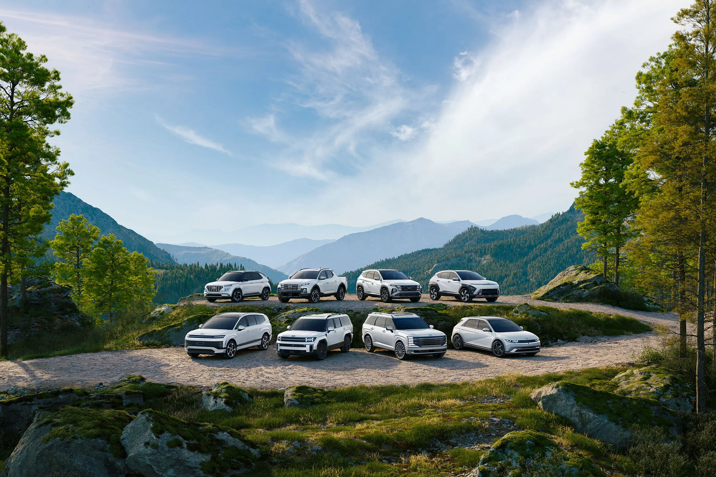 Hyundai Pack Shots. 100% CG.