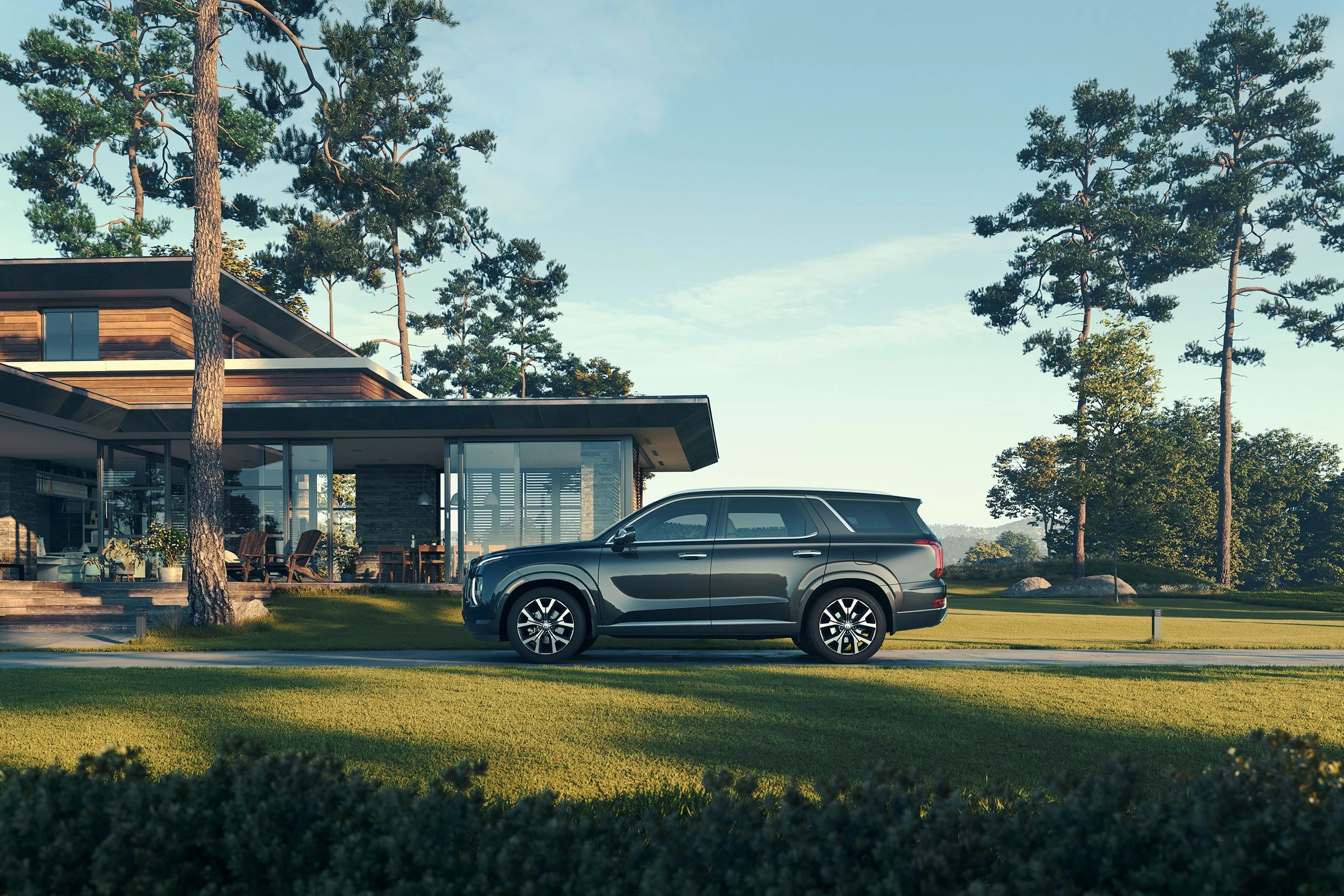 Hyundai Palisade Reveal CG Photography and Video. 100% CG.