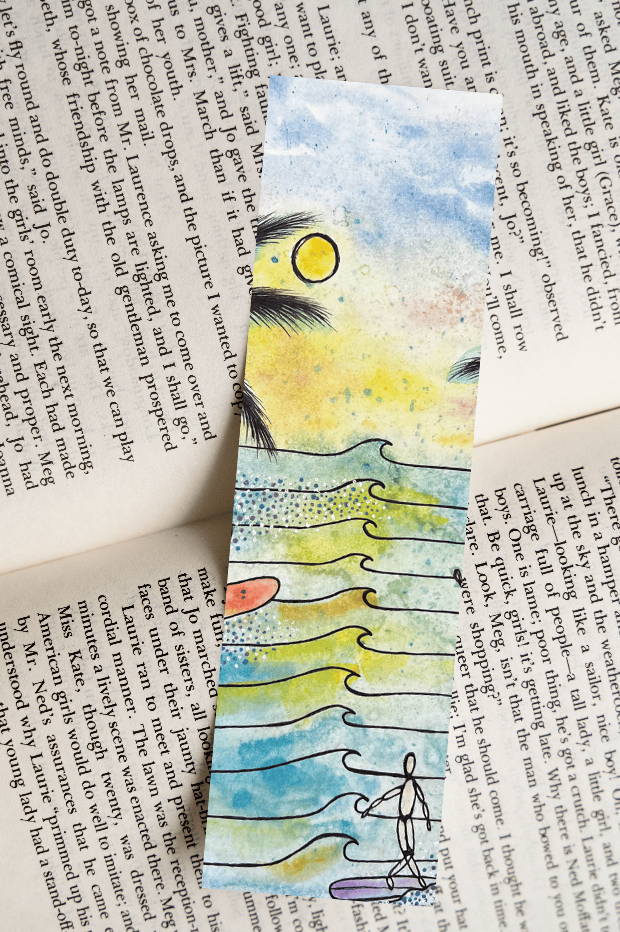 Mixed Media Bookmark Prints