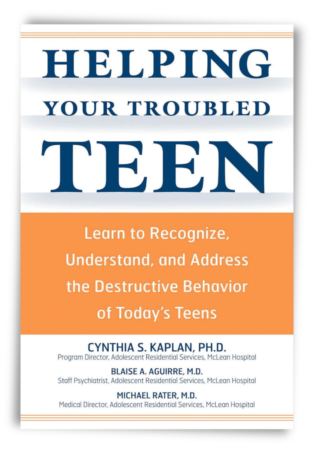 Book Cover for Helping Your Troubled Teen by Author Dr. Blaise Aguirre