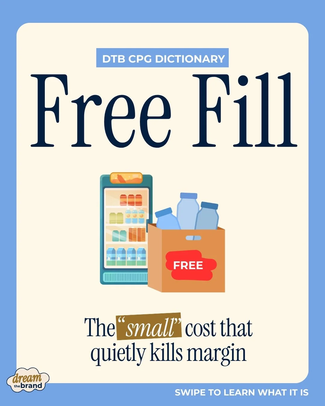 &ldquo;Free fill&rdquo; sounds small&hellip; until it quietly eats your margin. 📉

Free fill = cases you give away to earn or support a retail placement &mdash; and yes, you&rsquo;re paying for product + freight. That &ldquo;just 1&ndash;2 cases per