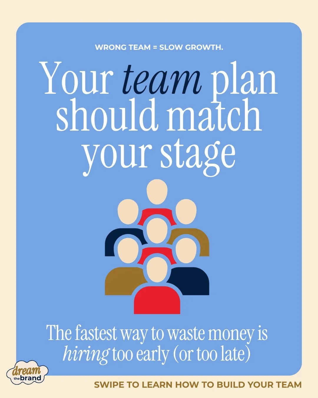Brands don&rsquo;t fail because they don&rsquo;t hire 💼
They fail because they hire the wrong team for the stage they&rsquo;re actually in.

Too many CPG founders build teams based on what &ldquo;looks legit&rdquo; instead of what the business truly