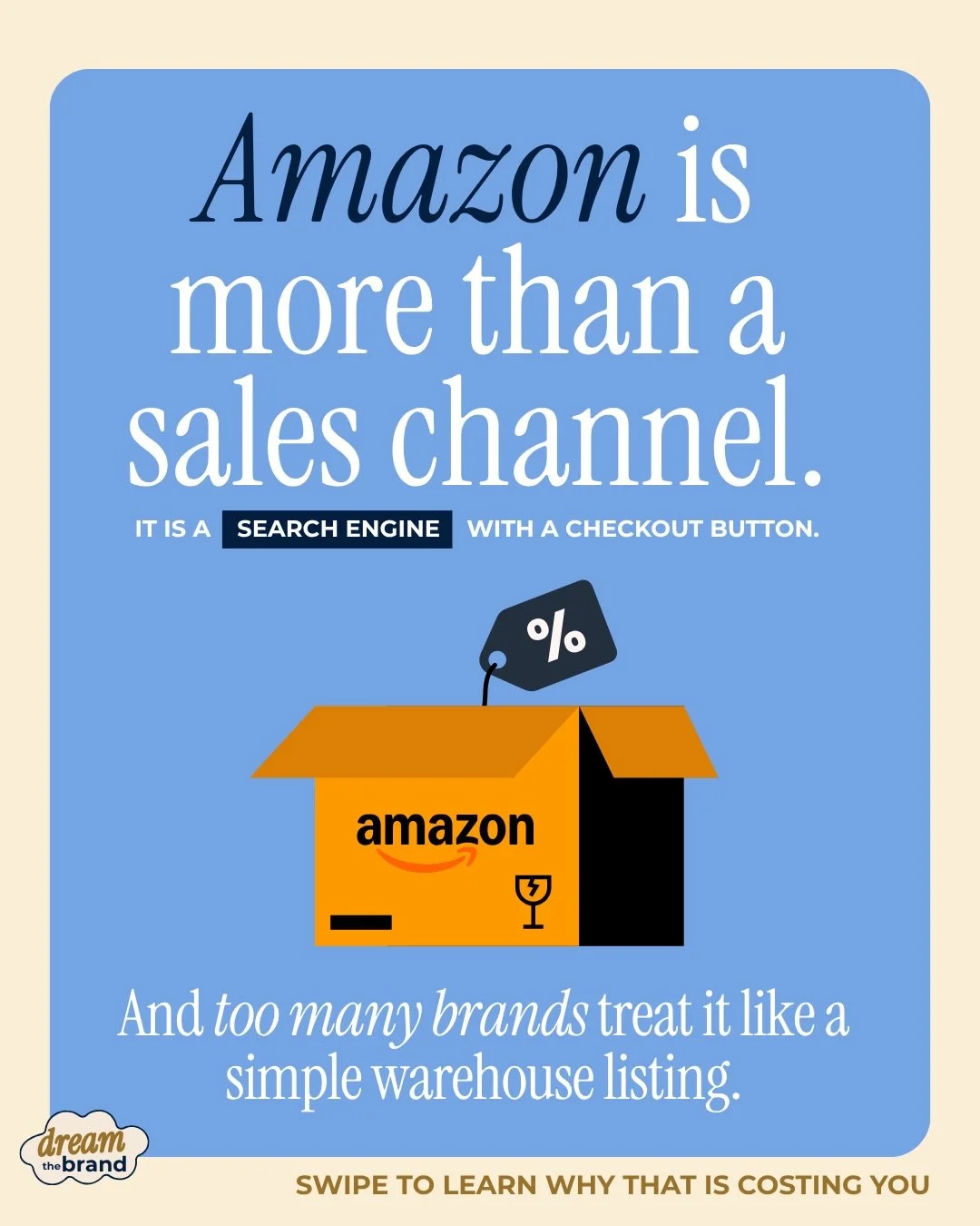 Most brands think Amazon is just another sales channel. 📦
It&rsquo;s not.

Amazon is a search engine with a checkout button.

That means shoppers arrive with high intent, low patience, and dozens of alternatives one click away. If your listing doesn