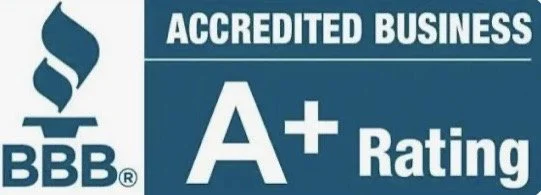 BBB logo with 'Accredited Business' and 'A+ Rating' badge at legacysigningservices.com