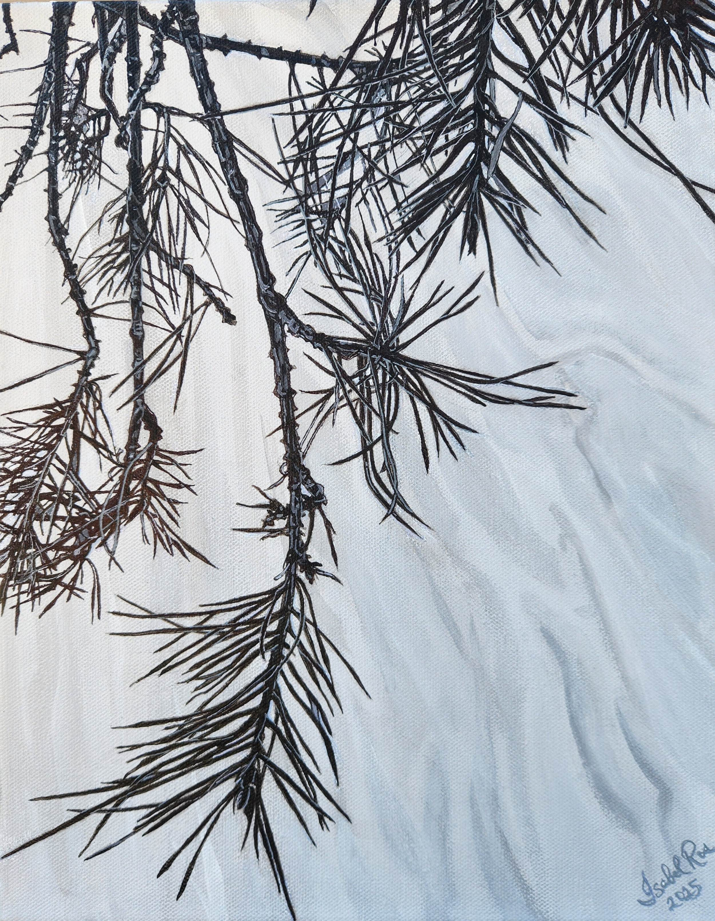 Acrylics and gel markers on canvas
11 x 14