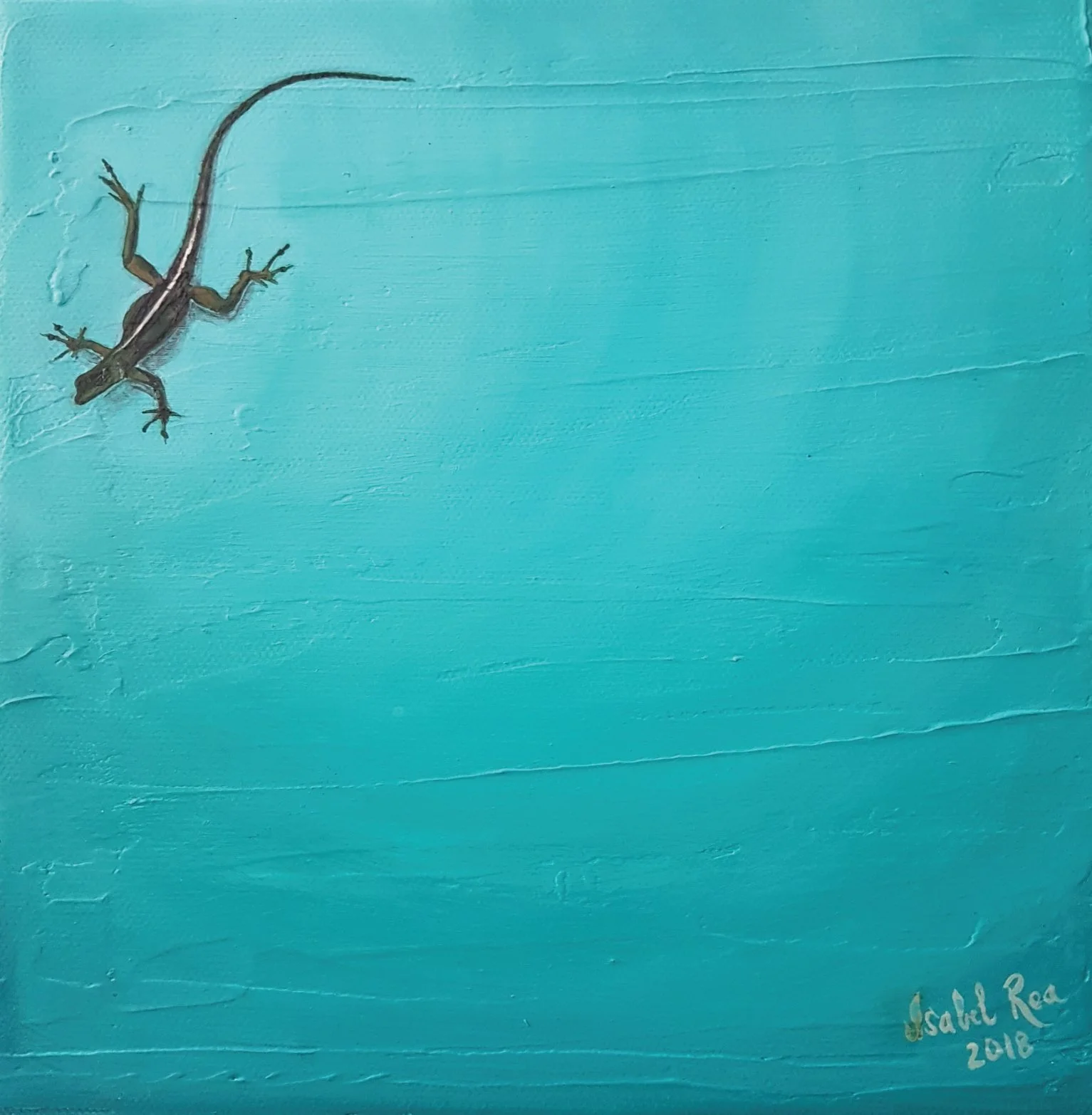 Acrylics on canvas
8 x 8