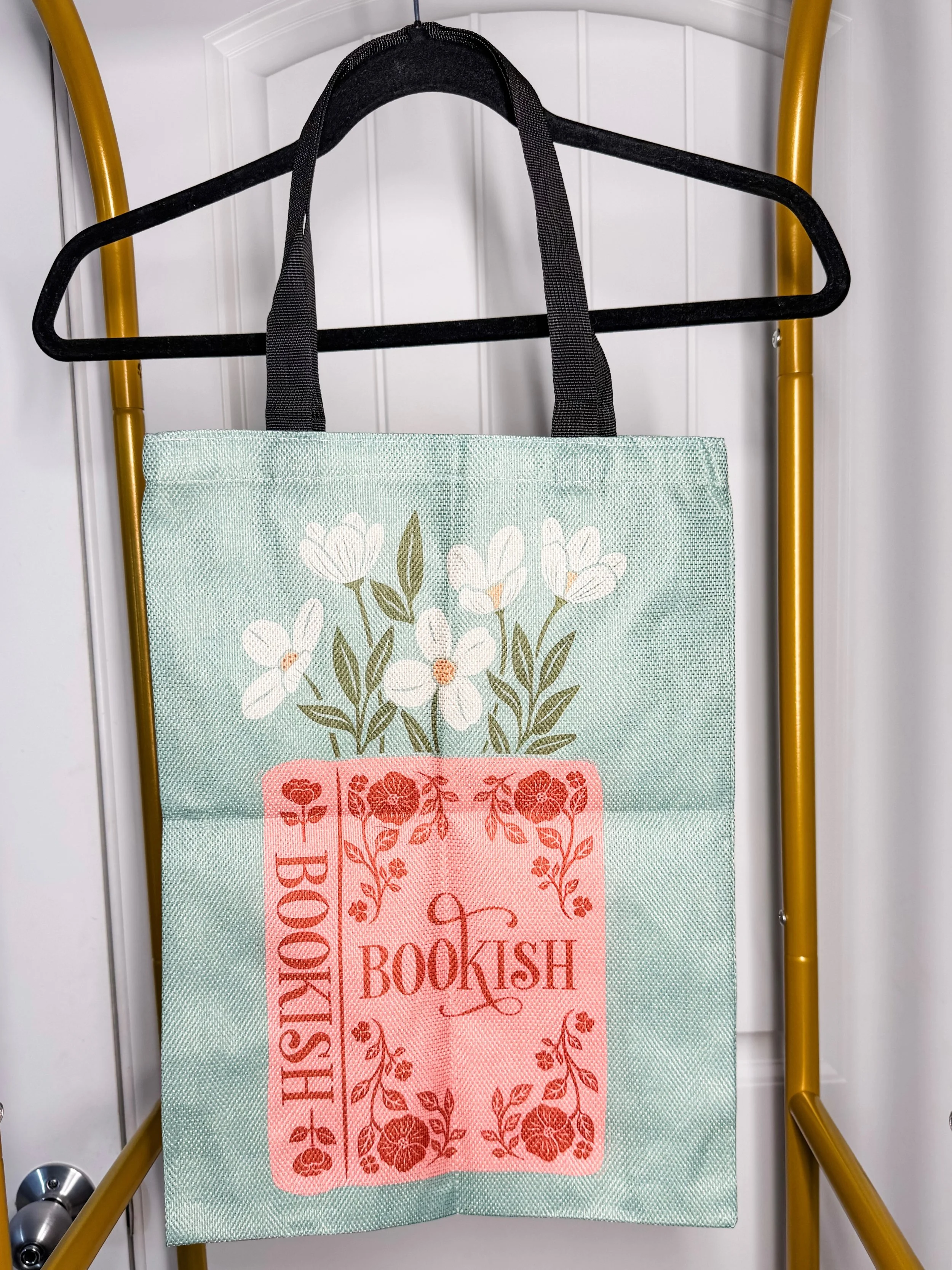 Bookish Floral Tote