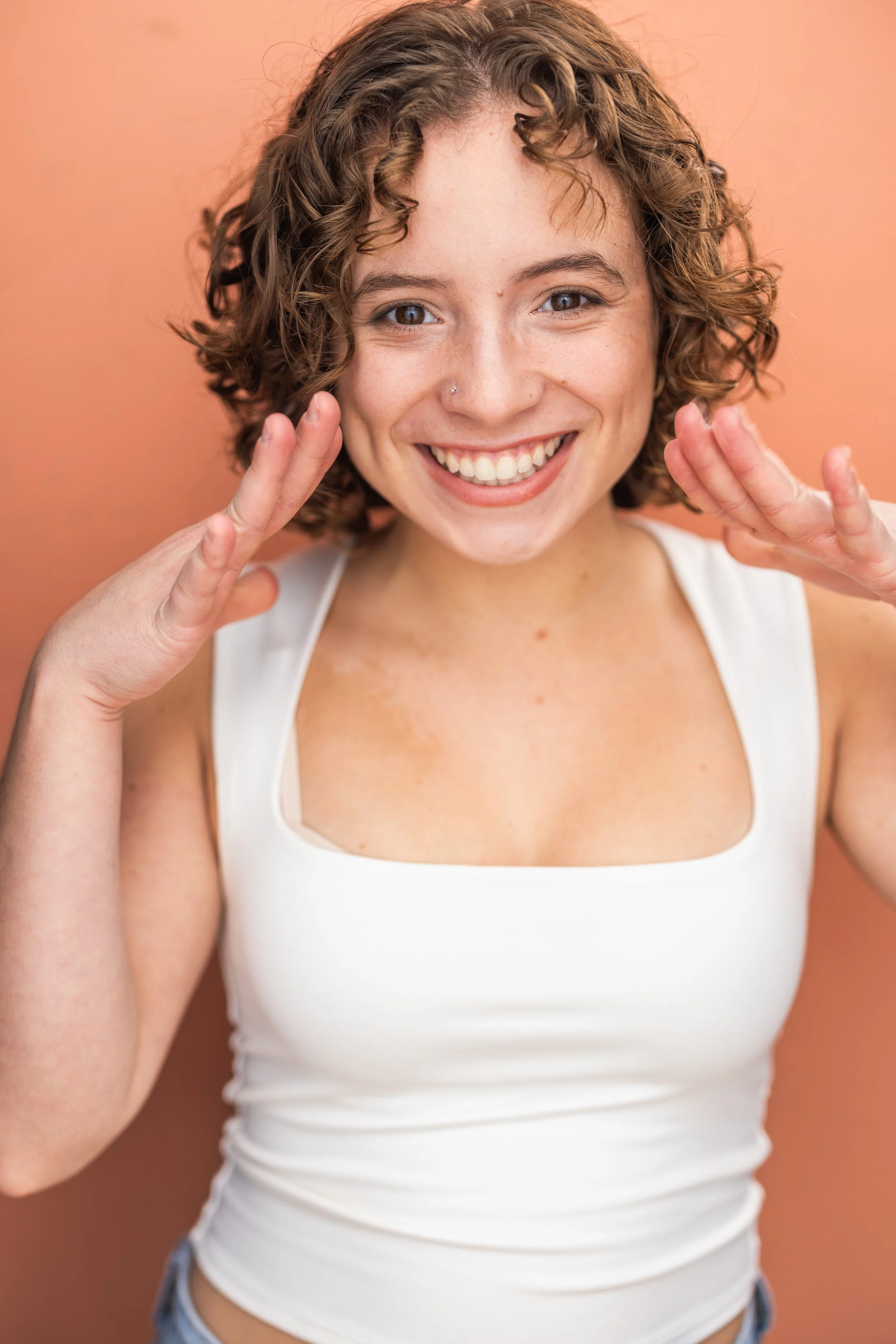 Eva Luna Cirilo bright comedic headshot