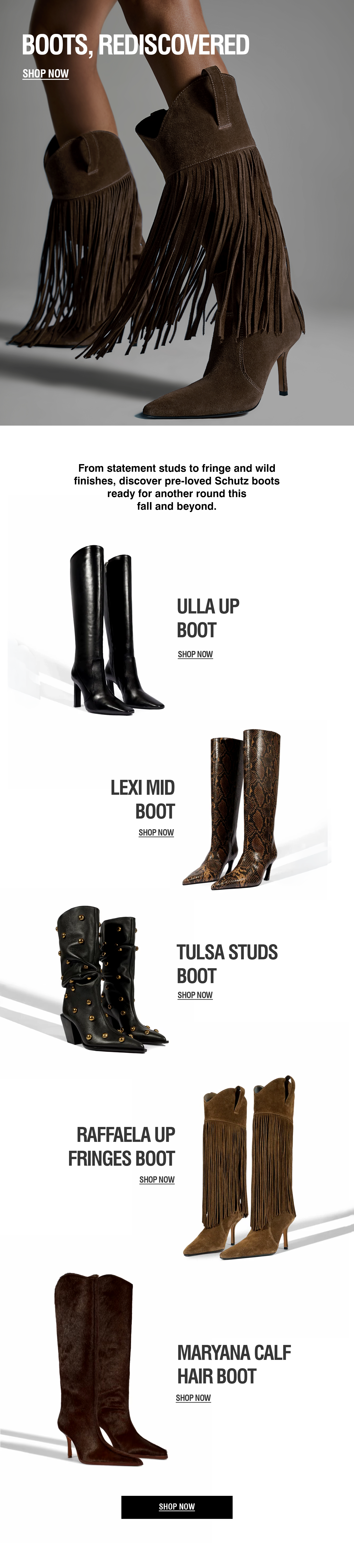 NEW-TO-YOU Re-Sale Boots for 2026