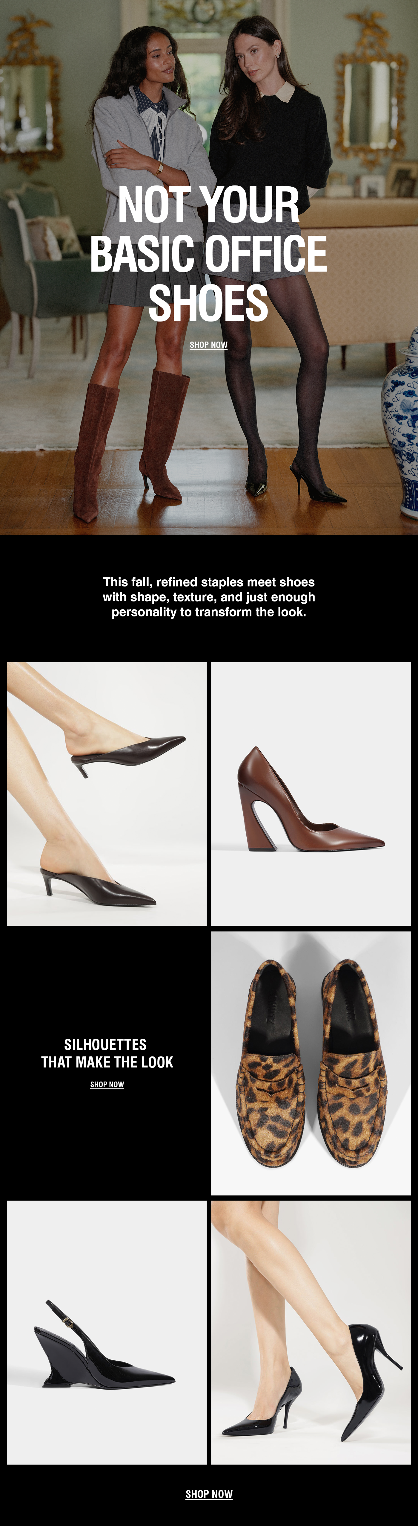 Fall '26: Not Your Basic Office Shoes