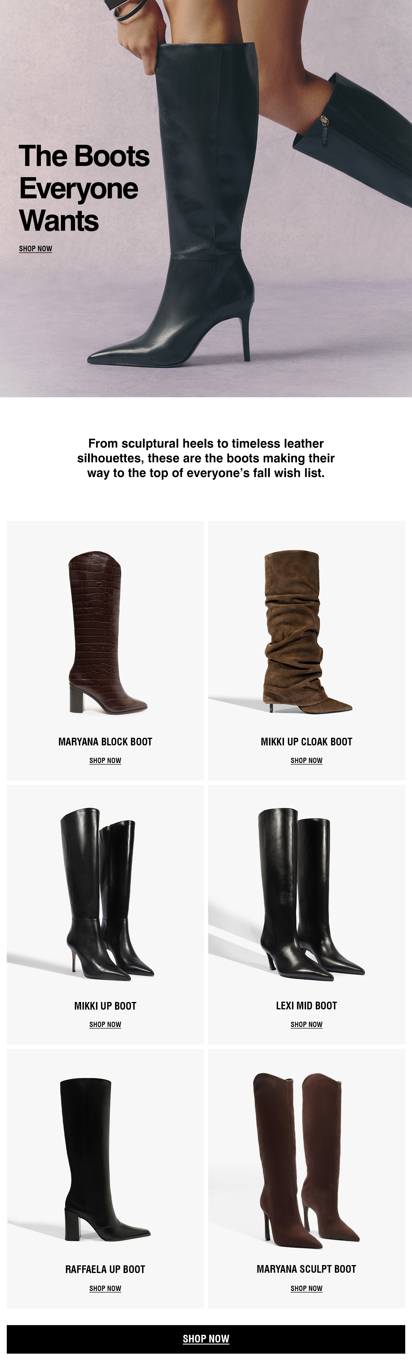 Fall 2026: Most Wanted Boots
