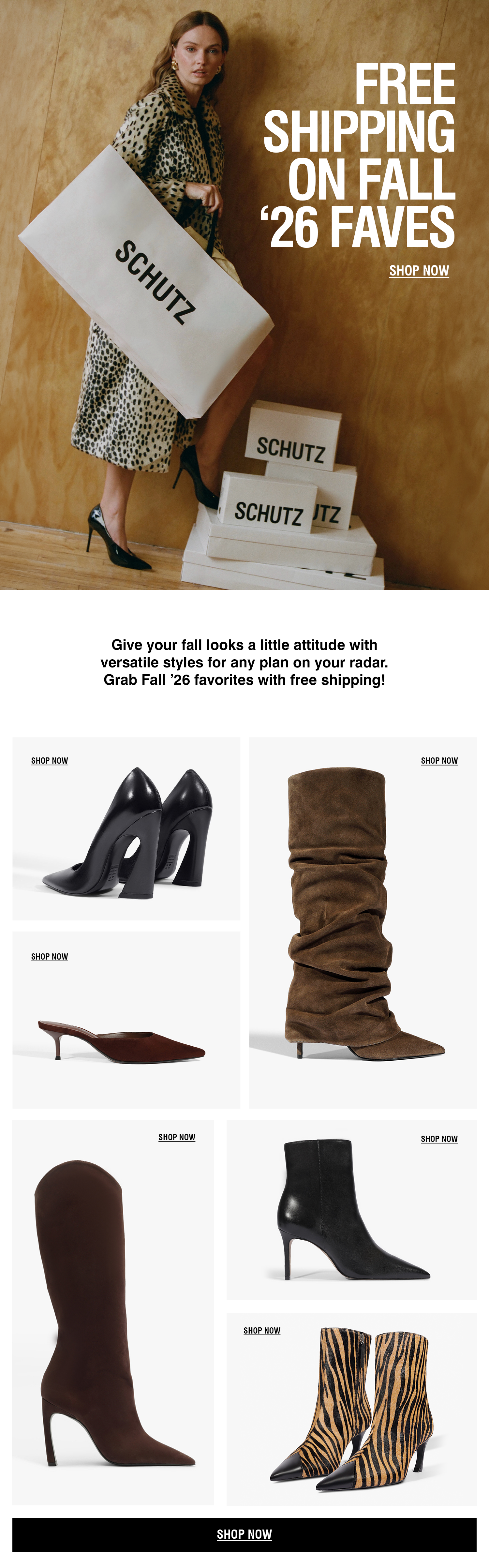 Free Shipping on Fall '26 Favorites