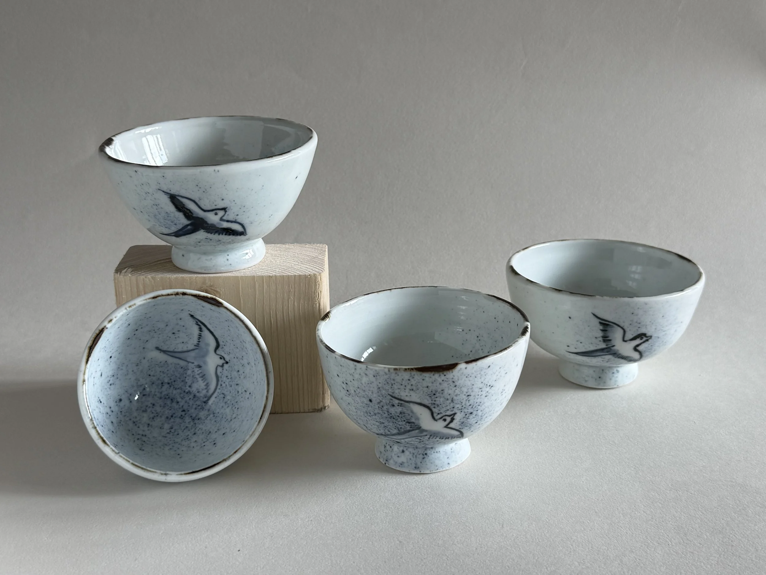 bird sake cup