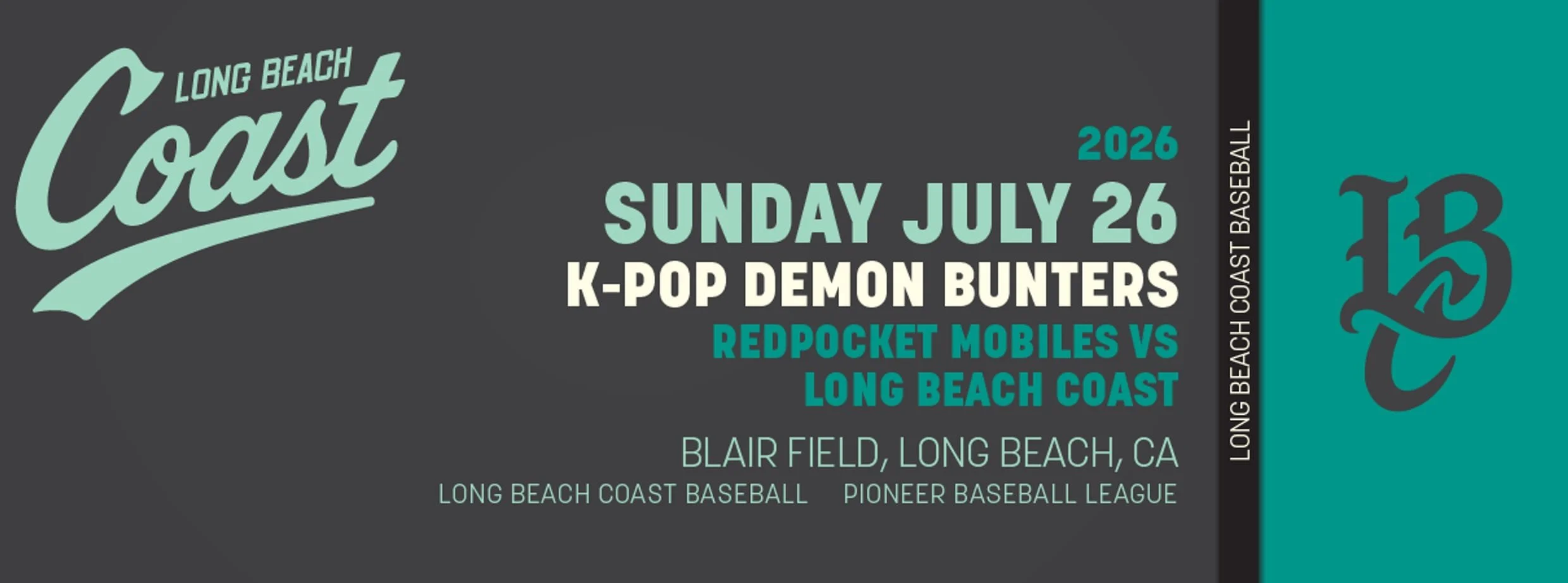 Long Beach Coast vs. RedPocket Mobiles, K-Pop Demon Bunters
