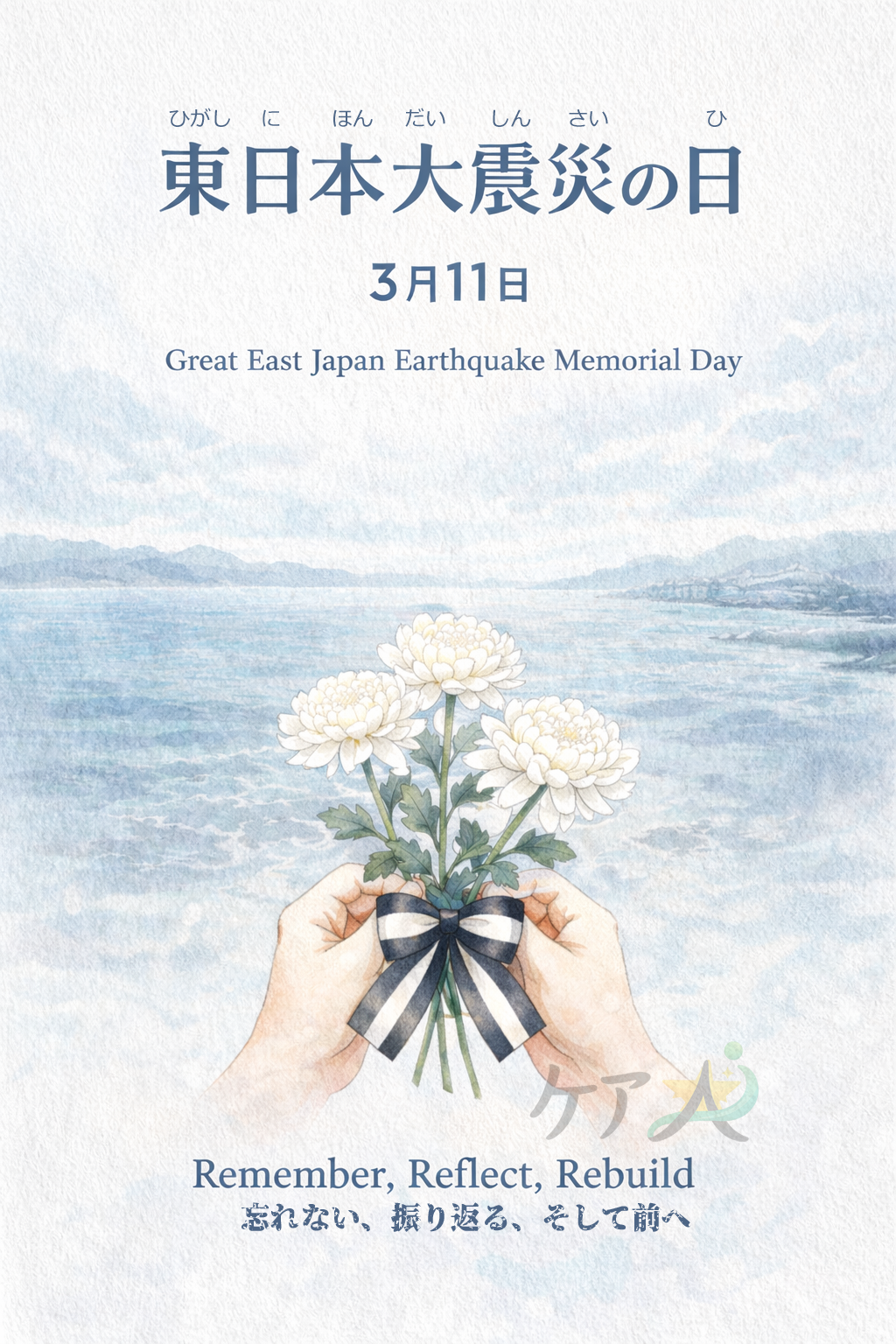 東日本大震災の日Great East Japan Earthquake Memorial Day