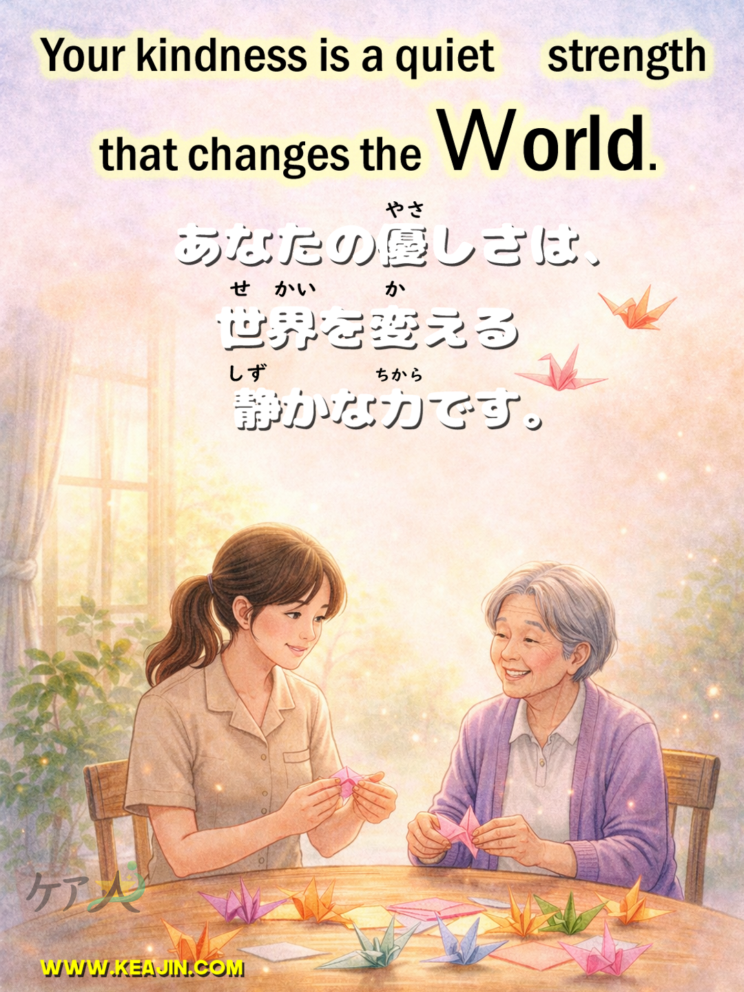 Your kindness is a quiet strength that changes the world. 