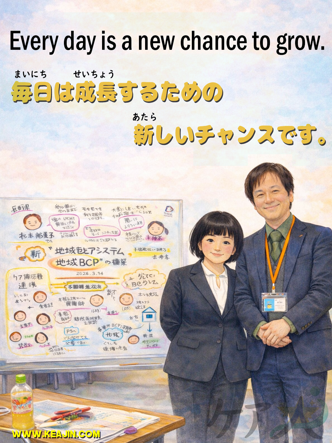 Every day is a new chance to grow.