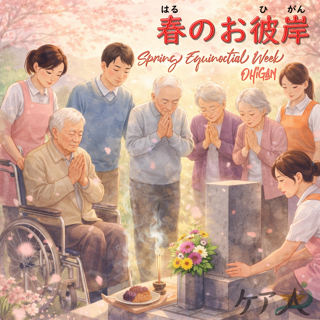 今日は春のお彼岸の時期です 🌸Today is the Spring Higan season 🌸