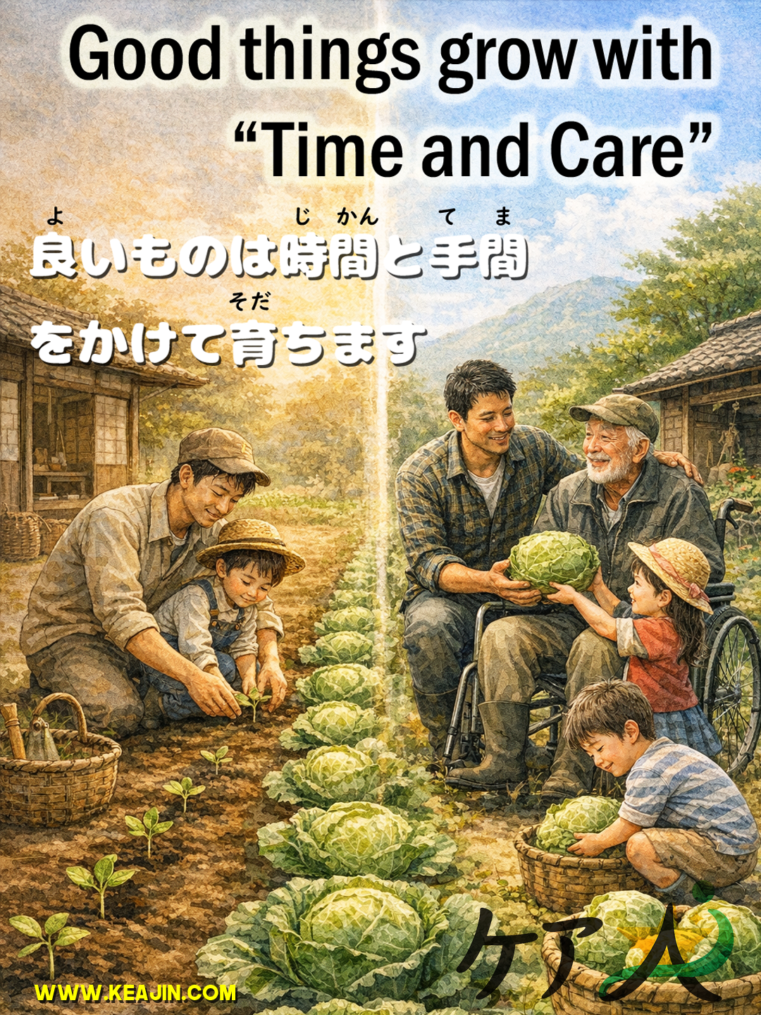 Good things grow with time and care.