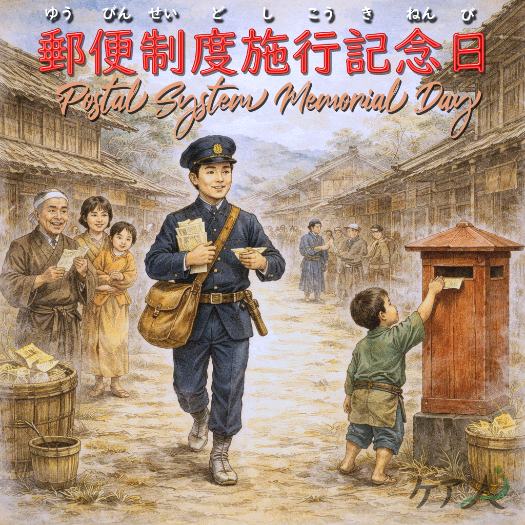 郵便制度施行記念日Postal System Memorial Day