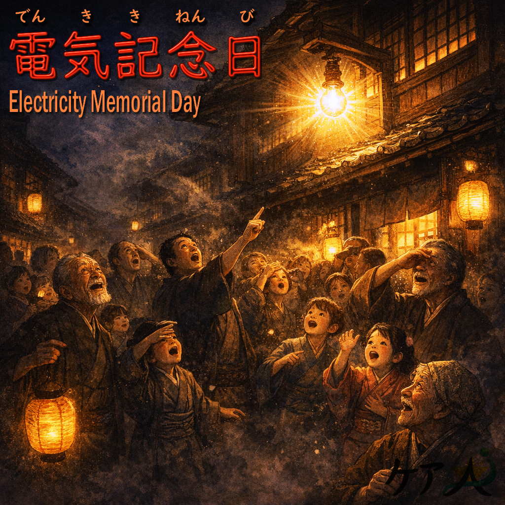 電気記念日– Electricity Memorial Day