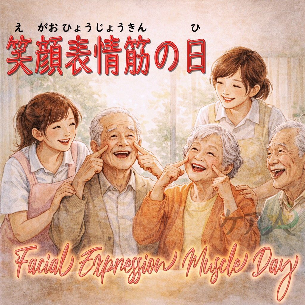 😊 笑顔表情筋の日Facial Expression Muscle Day