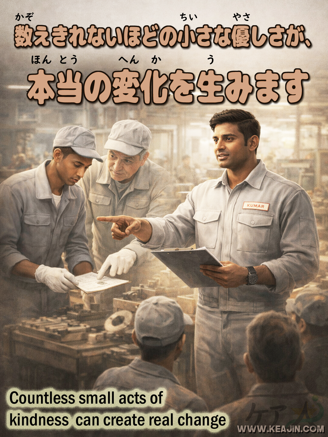 Countless small acts of kindness can create real change.