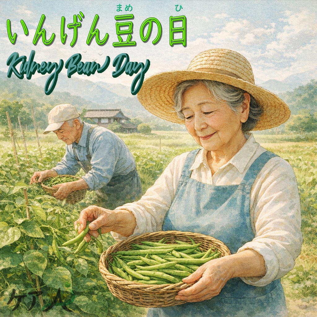  Kidney Bean Dayいんげん豆の日